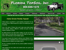 Tablet Screenshot of floridatopsoil.com